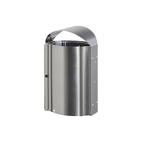 VAR  Contenitore per rifiuti in acciaio inox  da esterno 