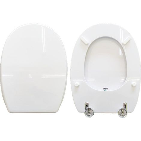 Copriwater Swing Laufen legno rivestito in resina poliestere bianco (1/4)