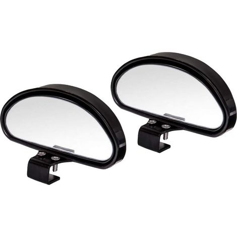 Supervised Driving Rearview Mirror, Blind Spot Mirror, Blind Spot Mirror, Supervised Driving Rearview Mirror for All Cars - Adjustable Angle Convex Mirror (2 Pcs - A) (1/5)