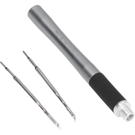 Fer à souder type C avec 2 pannes, kit de soudure portatif, outil de brasage à pointe fine (1/5)