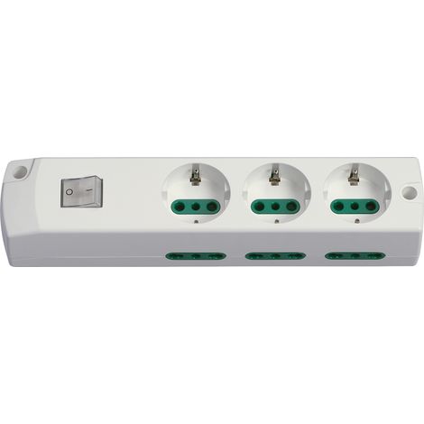 VIMAR - 00437.NC.B Presa mult. 3P30+6P17/11+int. bianco