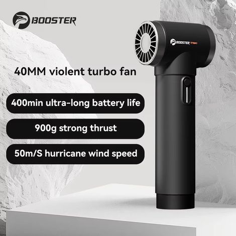 Séchoir auto 600 W avec moteur sans balais, souffleur portable 4 vitesses et aspirateur à poussière, turbo 1000 g pour voiture, jardin, électronique et barbecue (1/4)