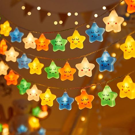 Luci decorative per la cameretta dei bambini, luci d'ambiente, decorazioni, luci a LED, camera da letto, illuminazione, luci notturne, illuminazione per feste. (1/5)