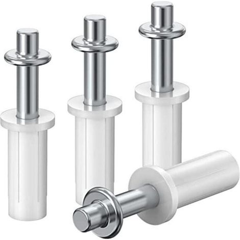 Pivot supérieur de porte pliante double, 4 pièces Pivot supérieur de porte de garde-robe pliante double à chargement par ressort Réparation de porte de garde-robe pliante double en acier au carb (1/5)