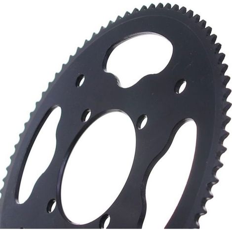 Pièces pour moto tout-terrain, frein à tambour, pignon arrière, plateau 25H-80T, diamètre intérieur 54 mm, entraxe 65 mm. (1/5)