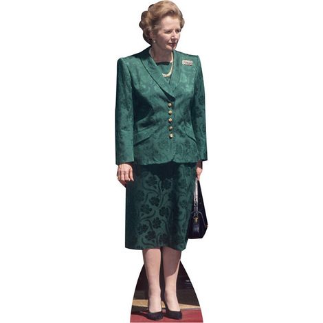 Figurine en carton Mrs Thatcher - Haut 174 cm