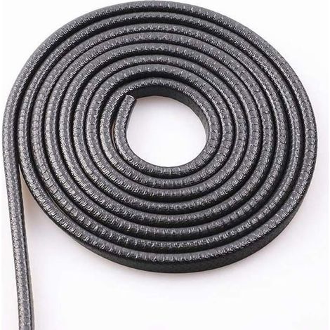 10M Protection Portiere Voiture, Acier à Ressort en U à L'intérieur, Pas Besoin de Coller, Protection en Caoutchouc de Port de Voiture (Noir) (1/5)