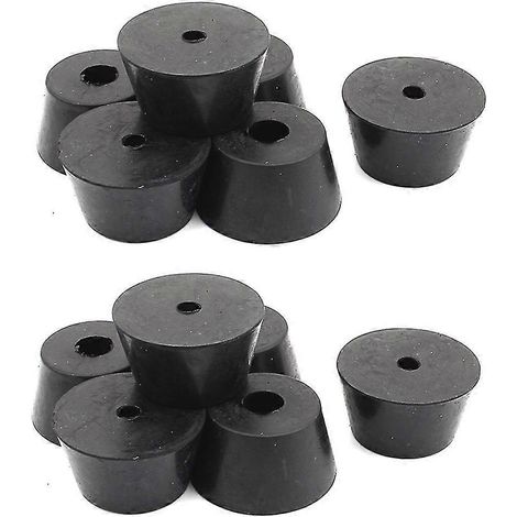 Gummiabdeckung für Möbel, Tisch, Stuhl, Füße, Polster, 40 mm x 30 mm x 22 mm, 12 Stück (1/2)