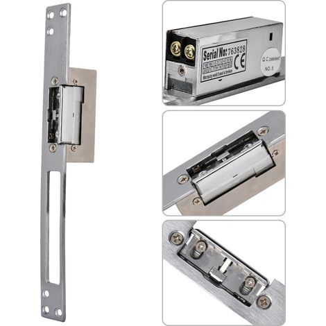 Verrouillage Électrique 12V DC à Gâche Intelligente pour Système de Contrôle d'Accès Porte (1/5)