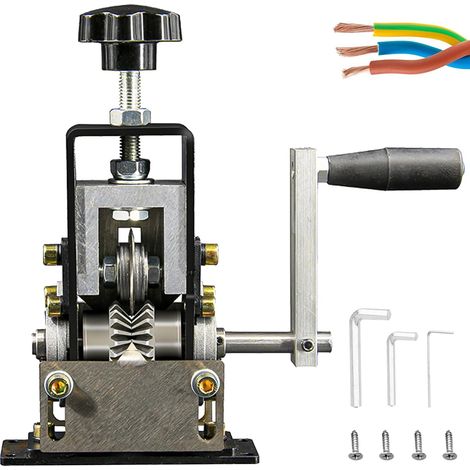 Automatischer manueller Abisolierer für elektrische Kabel, 1–25 mm Kupfer-Abisoliermaschine, Abisolierzange für Elektriker, Abisolierwerkzeug für Kabelschrott für das Kabelrecycling