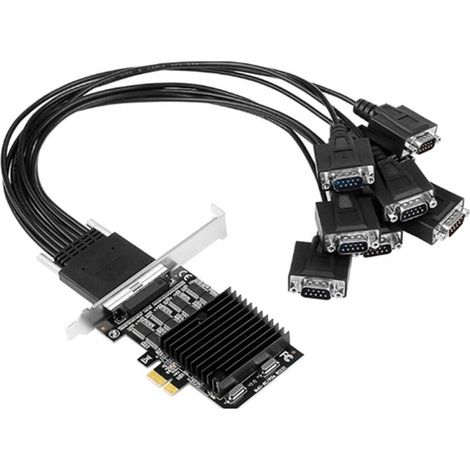 Convient aux cartes d'extension PCIe vers 8, aux cartes de port série RS232 PCI-E, aux cartes contrôleur DB9 PCI-Express et aux cartes de chipset COM.