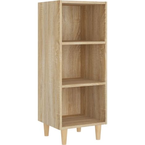 vidaXL Credenza Rovere Sonoma 34,5x32,5x90 cm in Legno Multistrato (1/5)