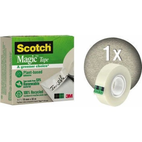 Scotch Klebefilm Magic A greener choice 90091930 19mmx30m matt tr (1/5)