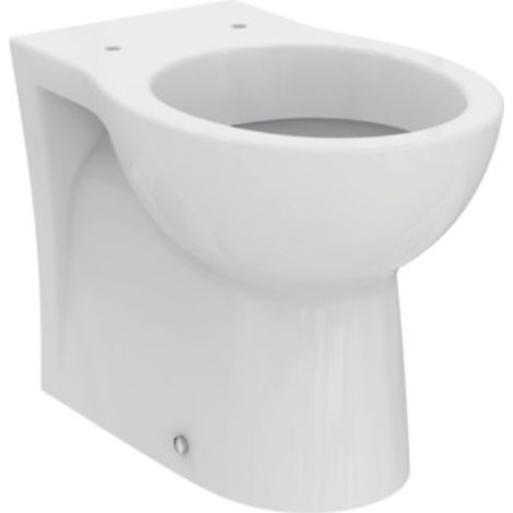 Vaso a terra filomuro bianco lucido - Ideal Standard Eurovit - Senza copri wc
