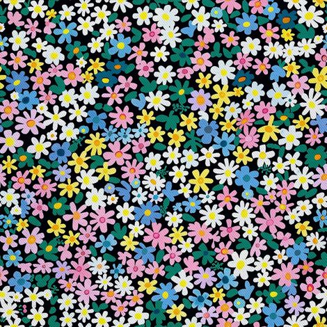 Tela decorativa para exteriores Oxford - Motivo floral I DX5190 (1/5)