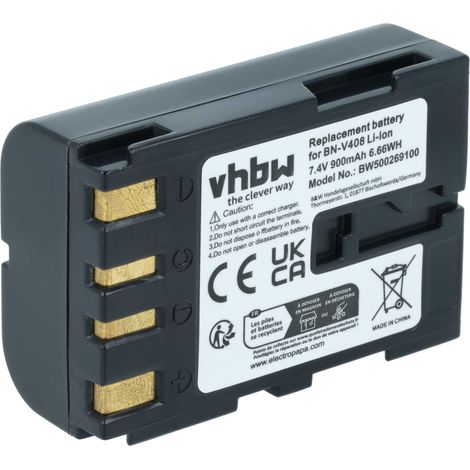 vhbw Akku kompatibel mit JVC DVL507, DVL500, DVL365, DVL357, DVL450, DVL367, DVL355, DVL309, DVL555 Videokamera Camcorder (900 mAh, 7,2 V, Li-Ion) (1/5)