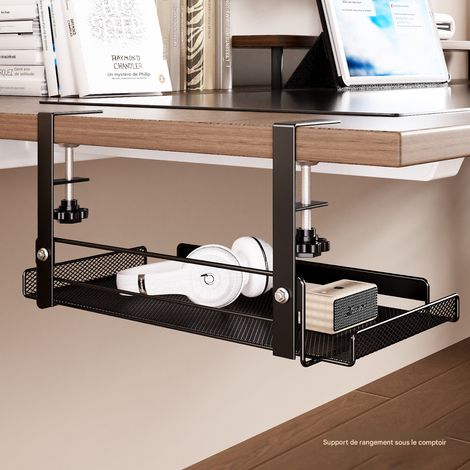 Sous la table cadre de câblage sous la table ligne de rangement ligne de finition table table rangée routeur stand Box walk Line God