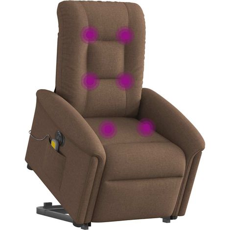 Maison Exclusive - Elektrischer Massagesessel mit Aufstehhilfe Br (1/5)
