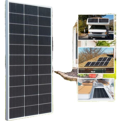 Panneau Solaire, Matériau Durable, Haute Efficacité, 150w 1045x550mm (1/2)