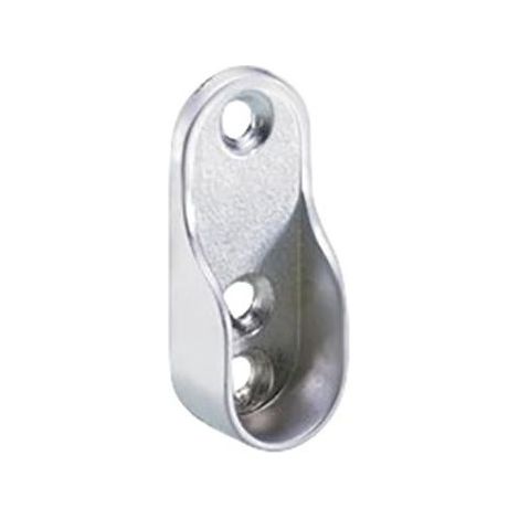 Supporto per bastone per tende, aspetto alluminio