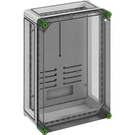 Spelsberg Caja para contador, tipo de protección IP65, resistencia al impacto IK08, clase de protección II, tensión de aislamiento nominal 400V AC, libre de halógenos, 02000301
