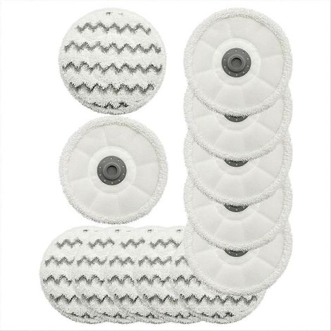 Lot de 12 pièces rotatif lingettes de lavage pour intelligent vapeur 3897A (1/5)
