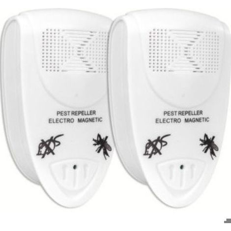 Répulsifs anti-nuisibles à ultrasons, lot de 4, idéaux contre souris, rats, cafards, fourmis,moustiques, mouches, araignées et mites (1/4)