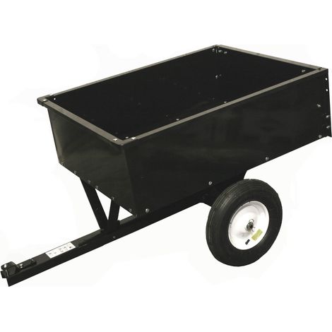 Carrello ribaltabile per trattorino in metallo, dimensioni 103x78x32 cm (1/3)