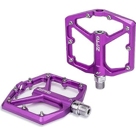 ZTTO JT07 1 paire de pédales plates de vélo en acier, axe à 32 pointes, pièce de rechange pour vélo (1/2)