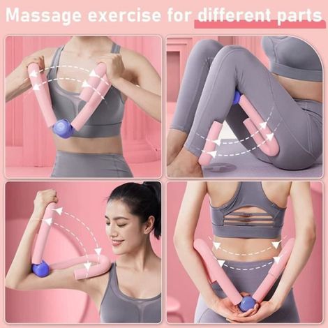 Équipement de fitness pour affiner les jambes, muscler les pectoraux, les hanches Appareil d'entraînement familial, Rose (1/4)