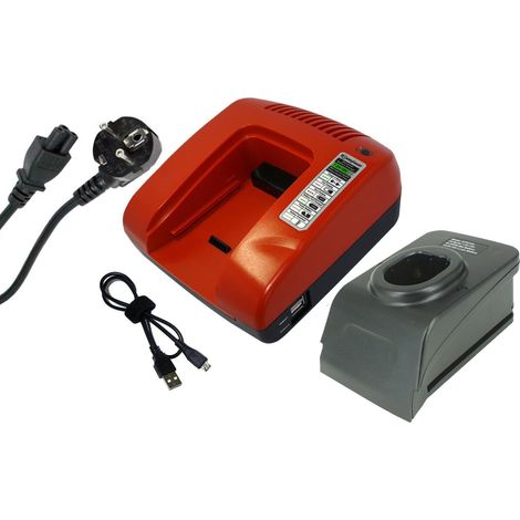 PowerSmart Chargeur pour Ryobi CHD1441, CHD1442, LCDI1402, 130111073, 130224024, BPL1414, BPP-1413, BPP-1415, BPP-1417