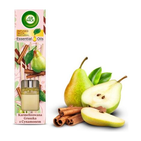 010639 Air Wick Duftstäbchen Karamellisierte Birne mit Zimt. 40 ml.