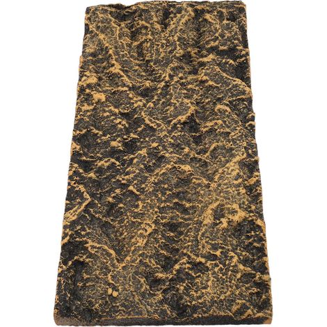 Fond de terrarium rocheux en PU à texture transparente haute simulation, avec support pour reptiles et structure d'escalade, 26,5 x 12,5 cm / 10,43 x 4,92 pouces. (1/5)