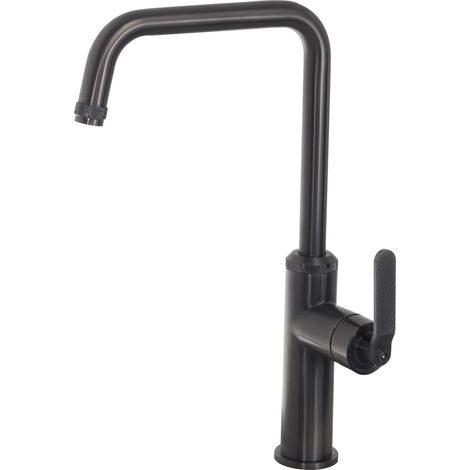 JTP Decor Kitchen Sink Mixer Tap Single Lever - Brushed Black