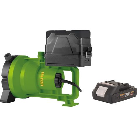 Pompa sommersa a batteria Procraft CPN21bb 20 V 3200 l/h + 1x batteria 2,0 Ah - senza caricabatteria
