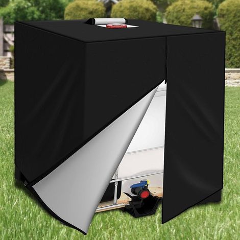 Housse de protection pour réservoir IBC, bâche 210D Oxford 1000 L, housse de protection pour réservoir d'eau IBC, housse de protection pour conteneur IBC, protection contre la pluie et le gel en hiver (1/5)