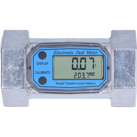 Caudalímetro electrónico digital para turbinas de combustible líquido, agua y diésel, 2 pulgadas, 2,3 V-3,3 V, LLW-50 (1/5)