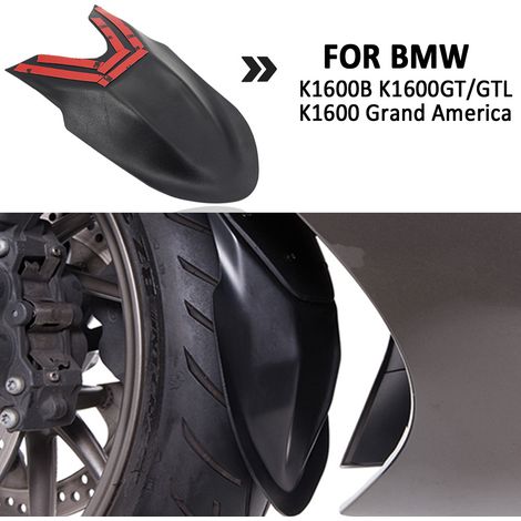 Nouveau garde-boue avant noir allongé pour BMW K1600GT et K1600GTL (1/4)