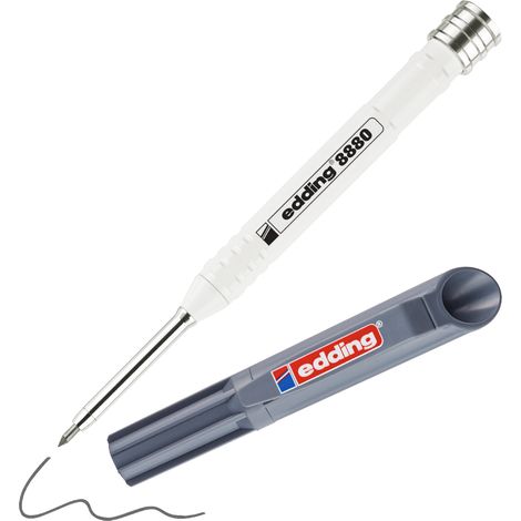 Edding - Crayon Porte-mine de chantier Mécanique E8880 avec Taille-crayon intégré - Extra-robuste - 1 pc(s) (1/5)