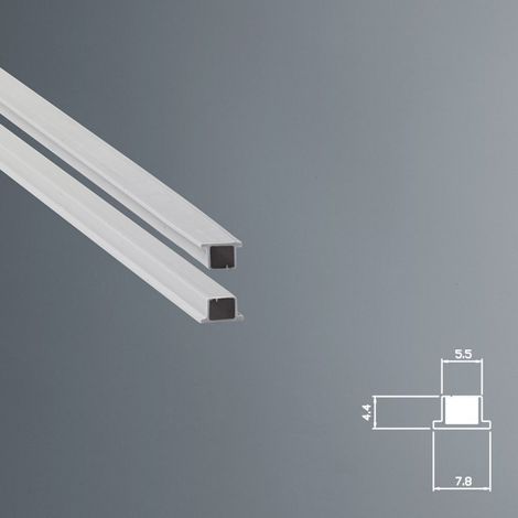 Guarnizione Magnetica Box Doccia in Gomma EC-MAG-R55T KIT 2 PEZZI Grigio