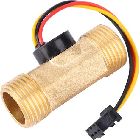 Débitmètre à effet Hall G1/2 filetage mâle 1-30 L/min Capteur de débit liquide (1/4)