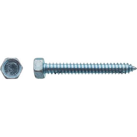 Vis à tôle tête hexagonale Zingué - 4,8 x 38,1 mm - BIVI