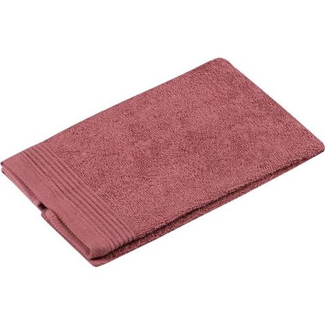 Serviette de toilette invite 30 x 50 cm Lylia Rose Marsala (1/2)