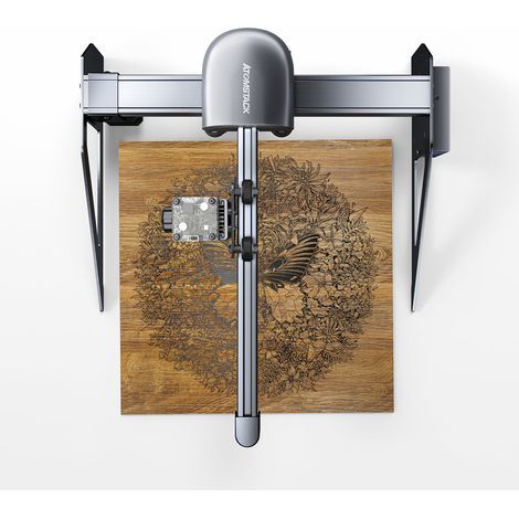 – 30-W-Lasergravierer für Holz, Acryl und Metall – 0,01 mm Präzision – Schnelle Installation – UV-Brandschutz (1/5)