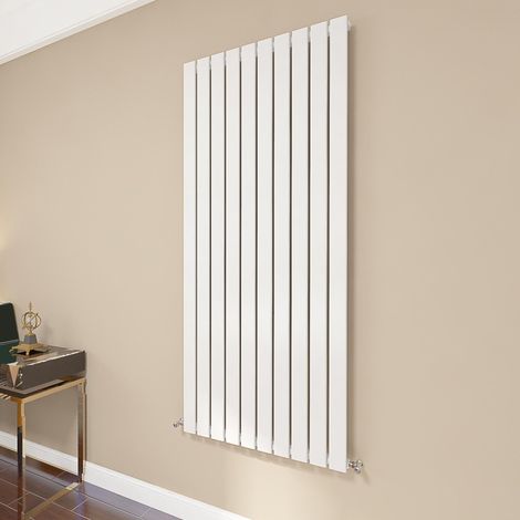 AICA Flat Panel Radiator 1600x680mm Central Heating Single Vertical Stylish White