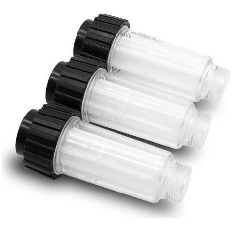 Wasserfilter mit Filtereinsatz (5.731-050.0) für alle Kärcher Hochdruckreiniger mit 3/4"-Wasseranschluss, kompatibel mit Hochdruckreinigern 4.730-059.0 – 3er-Pack (1/4)