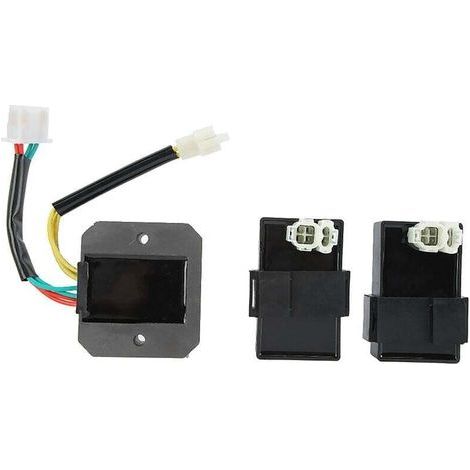 3 pièces/ensemble CDI Double allumage + régulateur redresseur pour XL 600 V Transalp 19891996 (1/5)