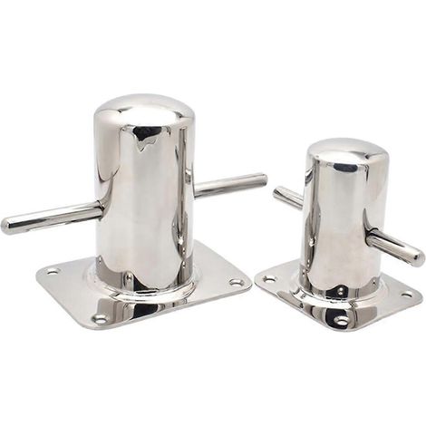 Einzelne Festmacherklampe 90/120 mm aus Edelstahl, robust, Marinezubehör (2er-Set) (1/5)
