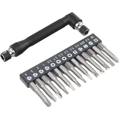 Jeu de tournevis 14 pièces 1/4"/acier, pour bricolage et atelier (1/5)