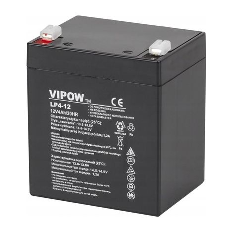 Batteria al gel Vipow UPS 12V 4Ah per giocattoli (1/5)